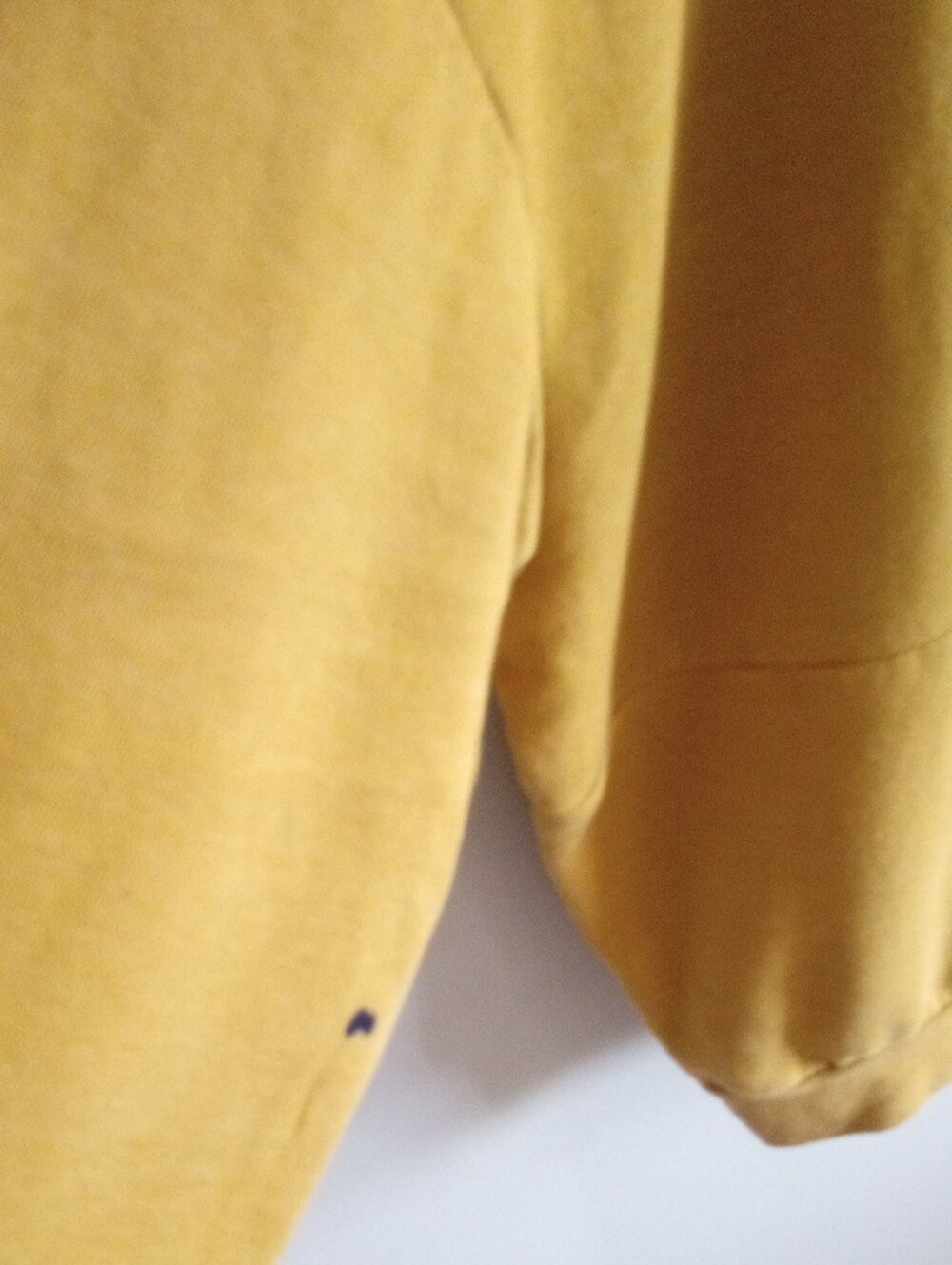 Aviator Nation Woman's Goldenrod Yellow Half-Zip Pullover - Picture 3 of 4